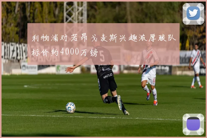 利物浦对若昂戈麦斯兴趣浓厚狼队标价约4000万镑